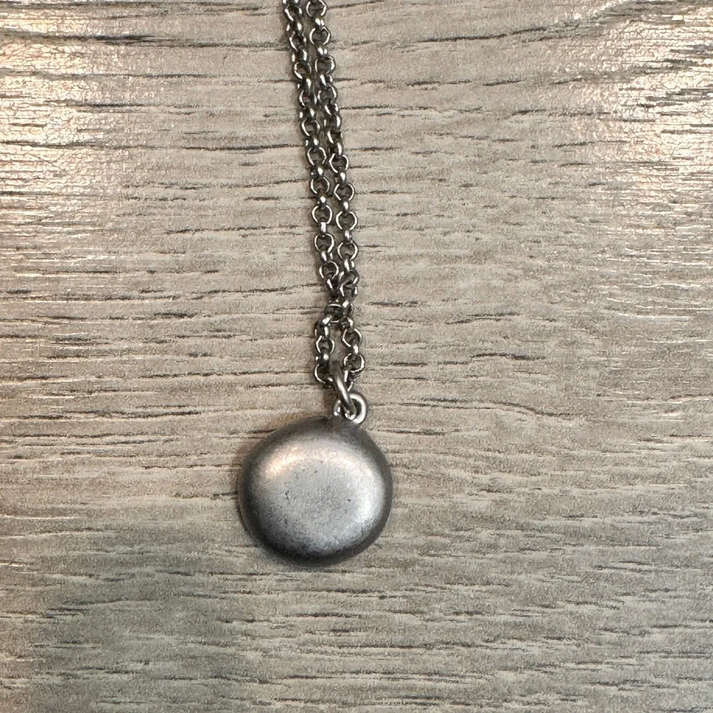 Lia Sophia Necklace Initial S‎ Charm Pendant Rhinestone Chain Silver Tone Women